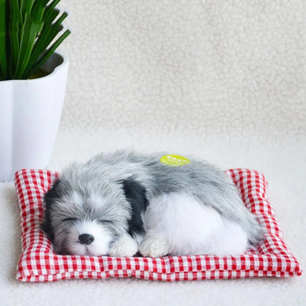 Plush Simulation Dog Toy with Cloth Pad Simulator Dog Barking Pad Simulation Sleeping Dog Toy Car Ornament Cute Auto Accessories
Plush Simulation Dog Toy with Cloth Pad Simulator Dog Barking Pad Simulation Sleeping Dog Toy Car Ornament Cute Auto Accessories
