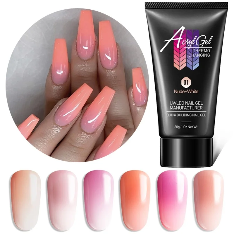 Modelones Thermo Chameleon Extension UV Nail Gel Varnish Semi Permanent Changing Color Led Nail Gel Polish Builder Gel Lacquer
Modelones Thermo Chameleon Extension UV Nail Gel Varnish Semi Permanent Changing Color Led Nail Gel Polish Builder Gel Lacquer