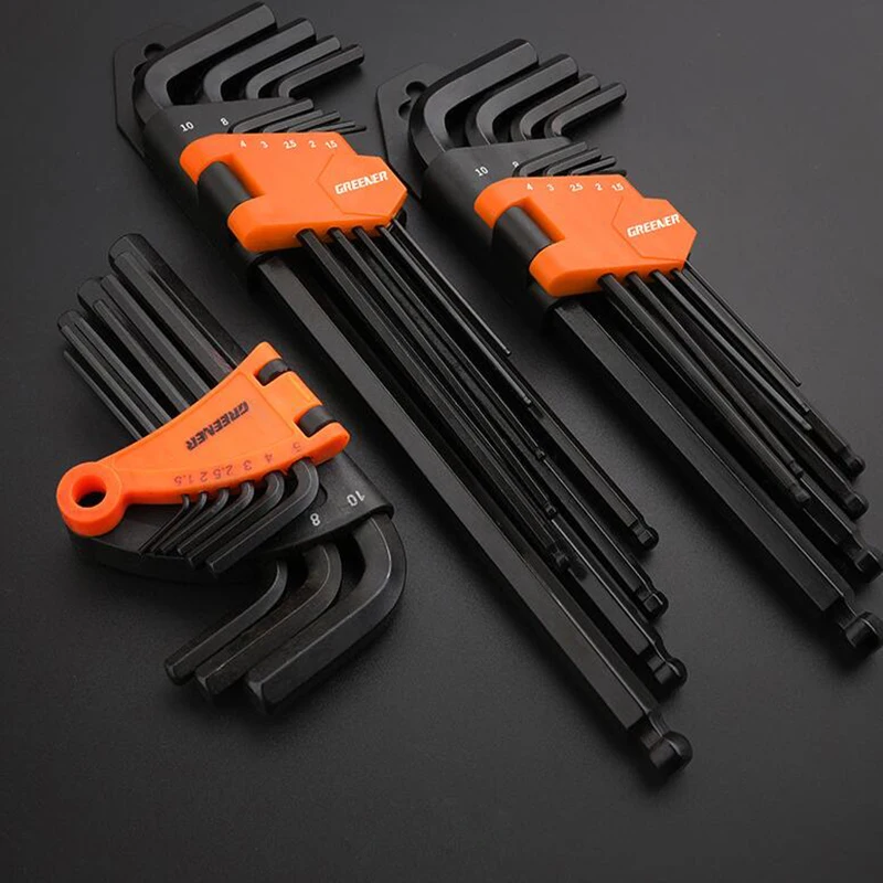 9Pcs/set 1.5-10mm Hexagon Wrench Set Chrome Vanadium Steel German Allen Socket Hex Keyorque Spanner Cycling Repair Tool Kit
9Pcs/set 1.5-10mm Hexagon Wrench Set Chrome Vanadium Steel German Allen Socket Hex Keyorque Spanner Cycling Repair Tool Kit