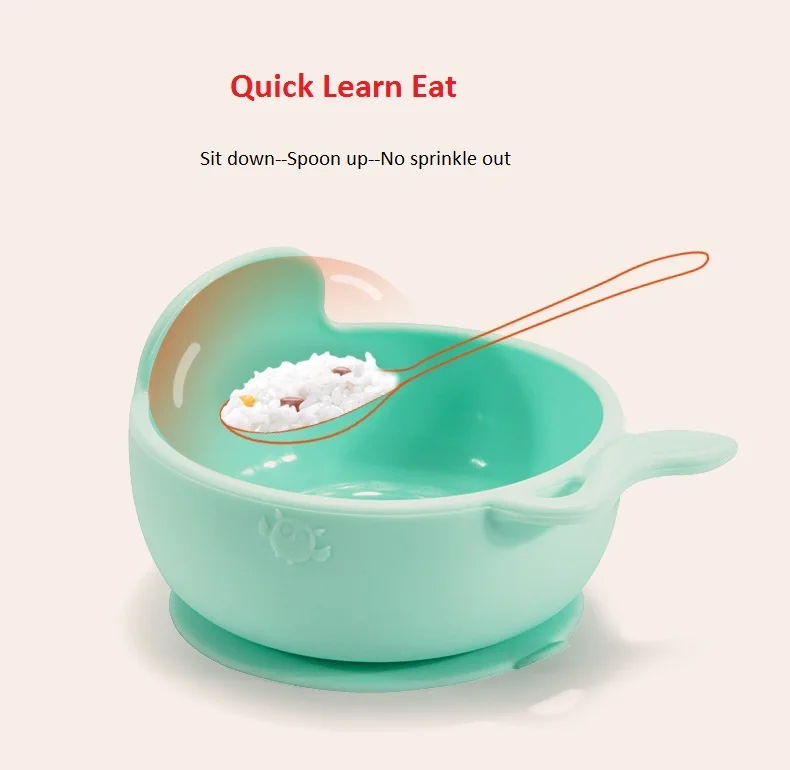 Baby silicon bowl suction bowl feeding bowl baby food container baby dishes snack bowl Non BPA CE/EU certification ship free
Baby silicon bowl suction bowl feeding bowl baby food container baby dishes snack bowl Non BPA CE/EU certification ship free