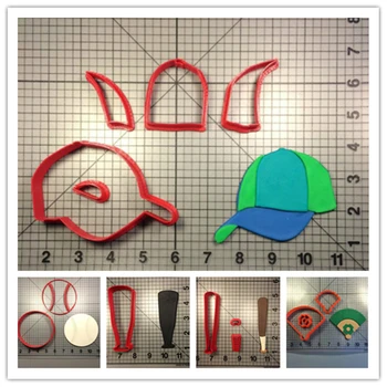 Sport Baseball Bat Cap Field Custom Made 3D Printed Fondant Cake Decorating Cookie Cutter Set
Sport Baseball Bat Cap Field Custom Made 3D Printed Fondant Cake Decorating Cookie Cutter Set