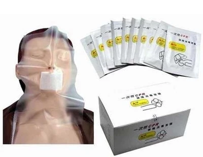 50pcs Disposable CPR training barrier disinfection mask/CPR Respira isolation membrane
50pcs Disposable CPR training barrier disinfection mask/CPR Respira isolation membrane