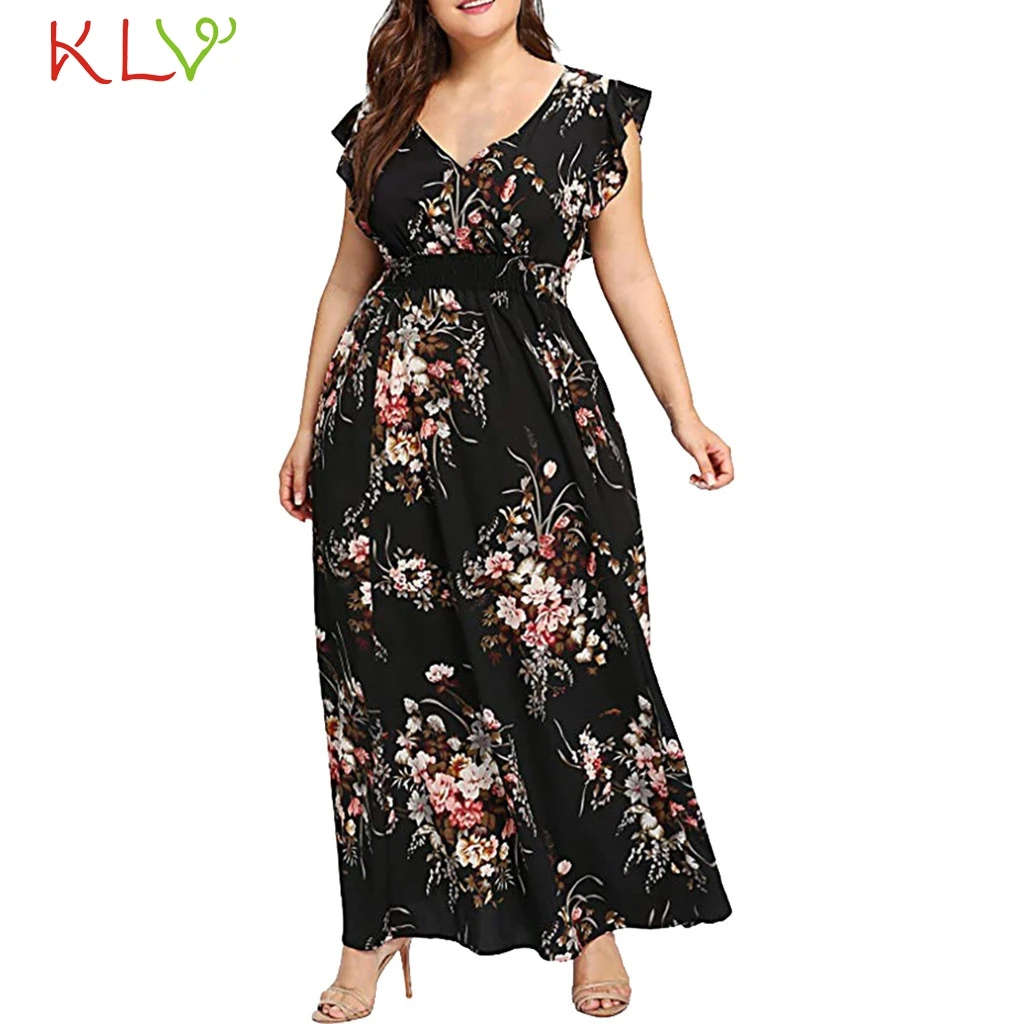 Dress Women Elegant Chiffon Floral Print Casual Summer Maxi Dress Boho Party Night Dress 2019 Plus Size Vestidos Robe Femme 19My
Dress Women Elegant Chiffon Floral Print Casual Summer Maxi Dress Boho Party Night Dress 2019 Plus Size Vestidos Robe Femme 19My