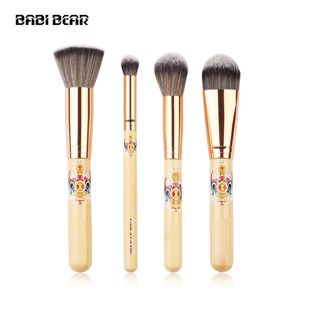 BABI BEAR New Arrival 4 Pcs Travelling Makeup Brushes Set Powder Blush Contour Eye Shadow Synthetic Fibre Brushes Kit Tools
BABI BEAR New Arrival 4 Pcs Travelling Makeup Brushes Set Powder Blush Contour Eye Shadow Synthetic Fibre Brushes Kit Tools