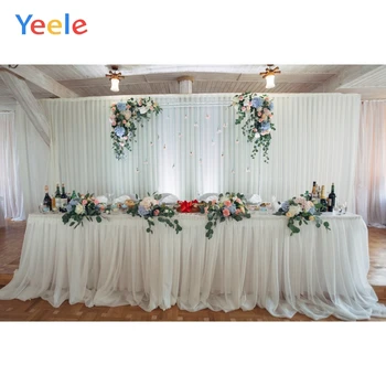 Yeele Wedding Photocall Flower White Curtain Wooden Floor Room Photography Background Photographic Backdrops for Photo Studio
Yeele Wedding Photocall Flower White Curtain Wooden Floor Room Photography Background Photographic Backdrops for Photo Studio