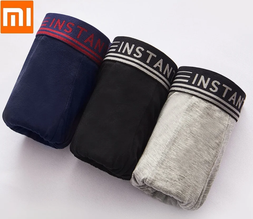 Xiaomi Instant me Man breathable cool boxer briefs 3PCS Comfortable refreshing Sexy Underpants Men Panties Underwear Shorts
Xiaomi Instant me Man breathable cool boxer briefs 3PCS Comfortable refreshing Sexy Underpants Men Panties Underwear Shorts