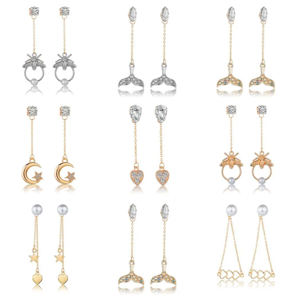 UNB Lovely Hollow Moon Drop Earrings For Women 2019 Fashion Imitation Pearl Dangle Earring Long Female Fashion Jewelry
UNB Lovely Hollow Moon Drop Earrings For Women 2019 Fashion Imitation Pearl Dangle Earring Long Female Fashion Jewelry