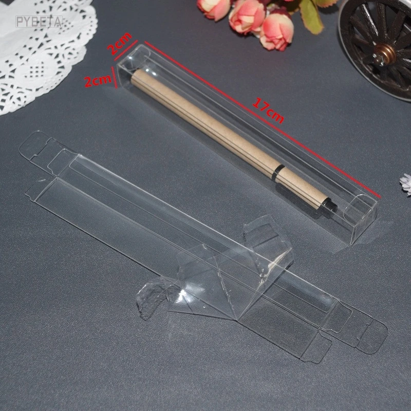 50pcs- 2*2*17cm Transparent PVC Plastic Packaging Box with protective film DIY eyebrow pen eyeliner pen cosmetics gift box
50pcs- 2*2*17cm Transparent PVC Plastic Packaging Box with protective film DIY eyebrow pen eyeliner pen cosmetics gift box