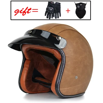 HOT sale Open Face Half PU Leather Helmet Moto Motorcycle Helmets vintage Motorbike Headgear Casque Casco For helmet
HOT sale Open Face Half PU Leather Helmet Moto Motorcycle Helmets vintage Motorbike Headgear Casque Casco For helmet