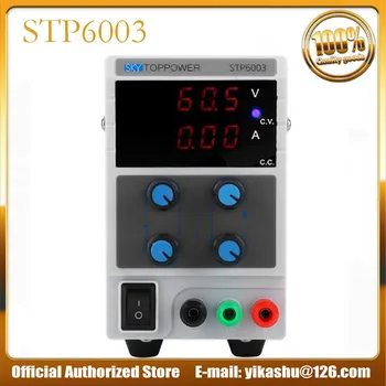 SKYTOPPOWER STP6003 DC Power Supply 0-60V 0-3A Regulated DC Power Supplyer 3-digit Display Input 110/ 220V 50/60Hz Tool
SKYTOPPOWER STP6003 DC Power Supply 0-60V 0-3A Regulated DC Power Supplyer 3-digit Display Input 110/ 220V 50/60Hz Tool