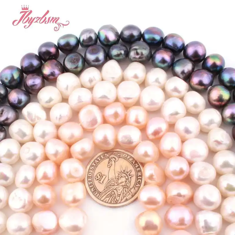 11-12mm Freefrom Pink White Black Natural Freshwater Pearl Beads For DIY Necklace Bracelets Jewelry Making 14.5"Free Shipping
11-12mm Freefrom Pink White Black Natural Freshwater Pearl Beads For DIY Necklace Bracelets Jewelry Making 14.5"Free Shipping