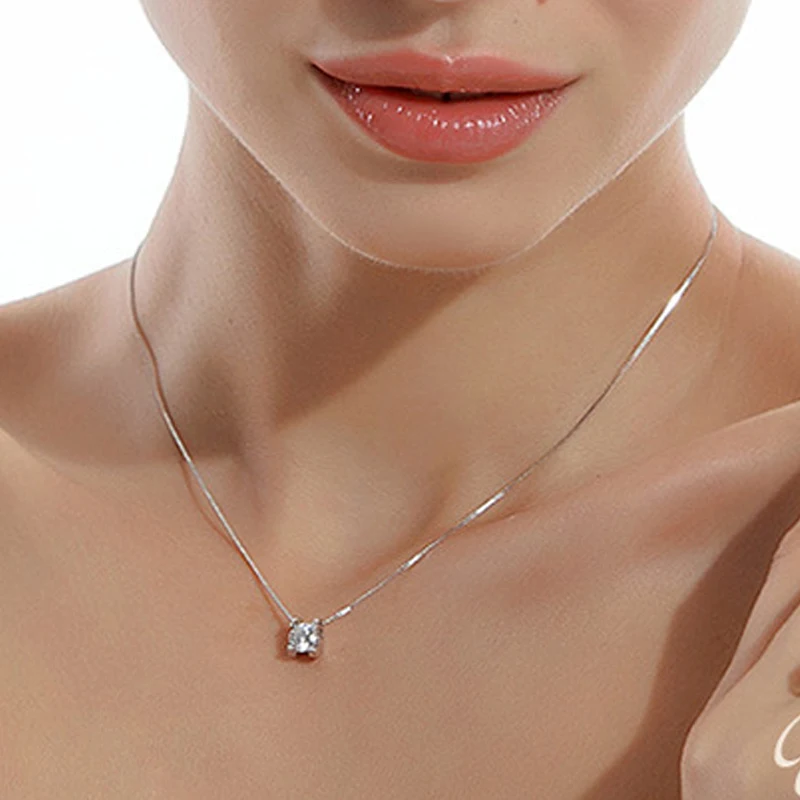 Utimtree Simple Classic Silver Austrian Crystal Necklaces Wedding Jewelry Accessory Pendants Necklaces Fashion Gifts for Women
Utimtree Simple Classic Silver Austrian Crystal Necklaces Wedding Jewelry Accessory Pendants Necklaces Fashion Gifts for Women