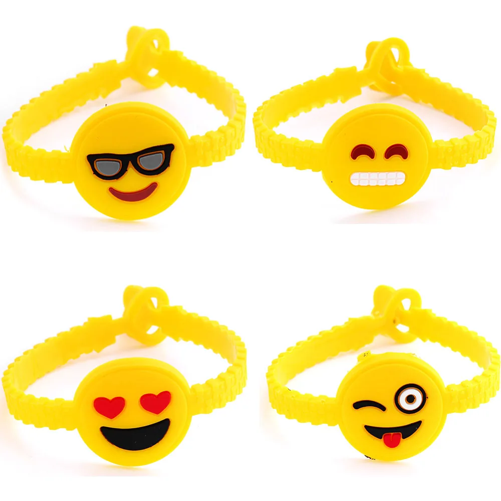 12pcs Mixed Style silicone Emoji Charms Bracelet Woman Girls Personalized Rubber Bracelet & Bangle Jewelry Gift
12pcs Mixed Style silicone Emoji Charms Bracelet Woman Girls Personalized Rubber Bracelet & Bangle Jewelry Gift