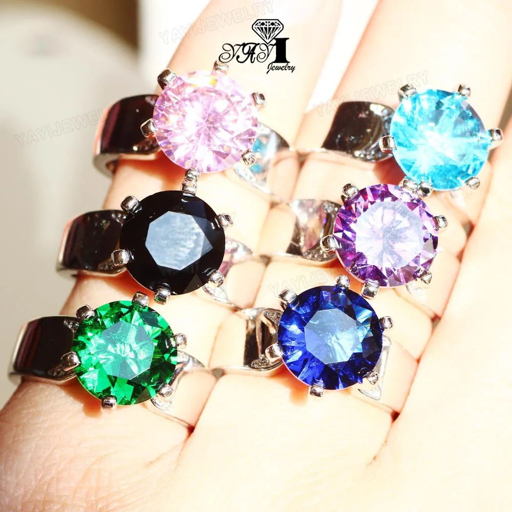 YaYI Jewelry Fashion Princess Cut 4.8 CT Multi-color Zircon Silver Color Engagement Rings wedding Rings Party Rings 7 Colors
YaYI Jewelry Fashion Princess Cut 4.8 CT Multi-color Zircon Silver Color Engagement Rings wedding Rings Party Rings 7 Colors