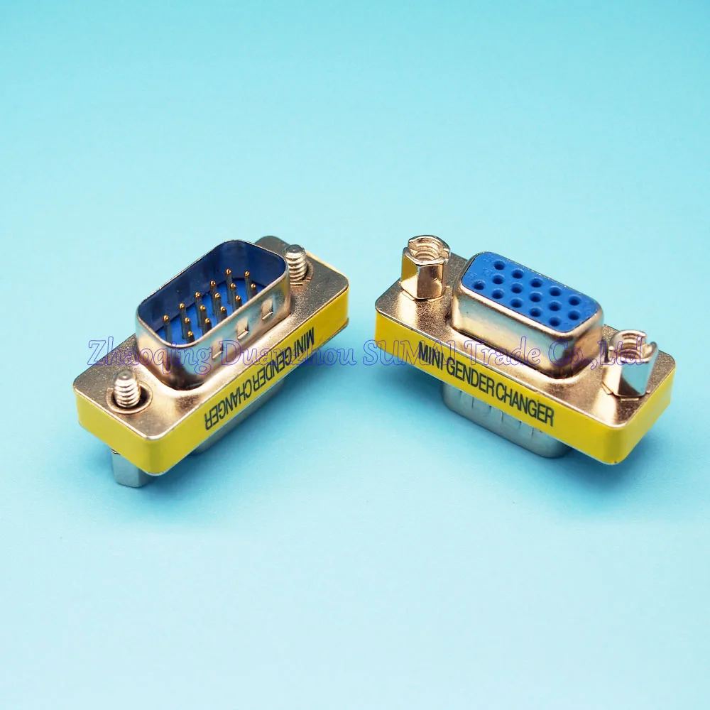 Адаптер VGA DB15 15 pin к 15Pin папа гнезду разъем дисплей интерфейс конвертер головка |