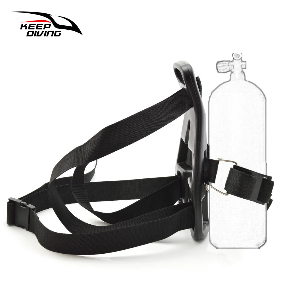 KEEP DIVING Scuba Diving Single Tank Back Pack Single Tank Holder Bracket Back Gas Cylinder Backpack Snorkeling Oxygen Support
KEEP DIVING Scuba Diving Single Tank Back Pack Single Tank Holder Bracket Back Gas Cylinder Backpack Snorkeling Oxygen Support