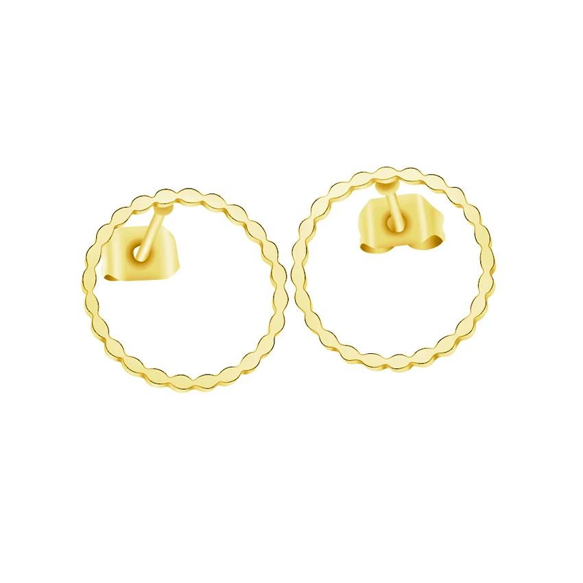 Geometric Metal Round Stud Earrings Gold Women Gold Silver Bohemia Twist Circle Earring Stainless Steel Ladies Women oorbellen
Geometric Metal Round Stud Earrings Gold Women Gold Silver Bohemia Twist Circle Earring Stainless Steel Ladies Women oorbellen