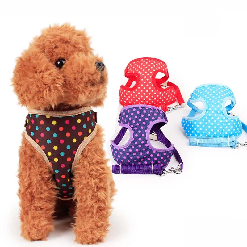 Pet Cat Small Dog Harness Quick Release No Pull Dog Harness Leash Set Cute Dot Puppy Soft Mesh Padded Vest Pet Leads S L Size
Pet Cat Small Dog Harness Quick Release No Pull Dog Harness Leash Set Cute Dot Puppy Soft Mesh Padded Vest Pet Leads S L Size