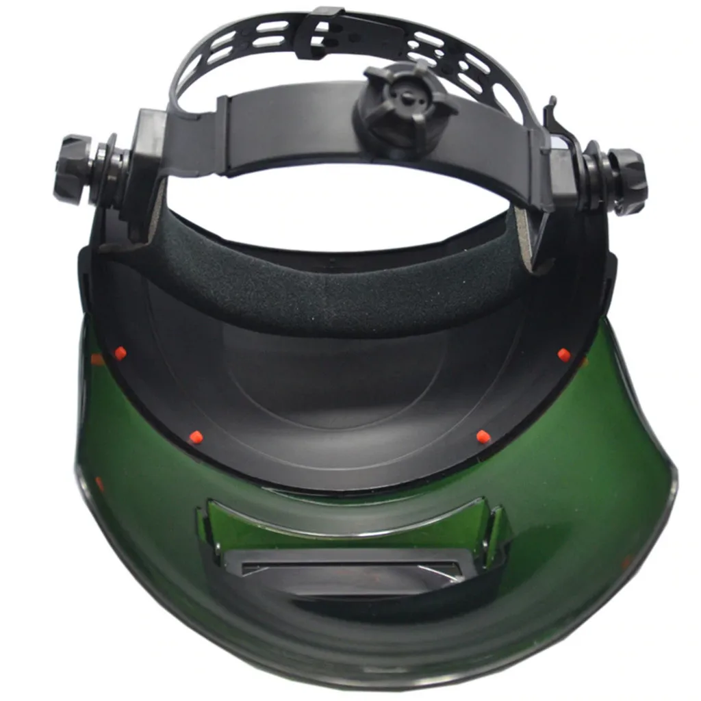 Apparel - Black Solar Powered Auto-Darkening Welding Helmet Grinding TIG Welder Mask ROR Fully automatic dimming flip welding cap