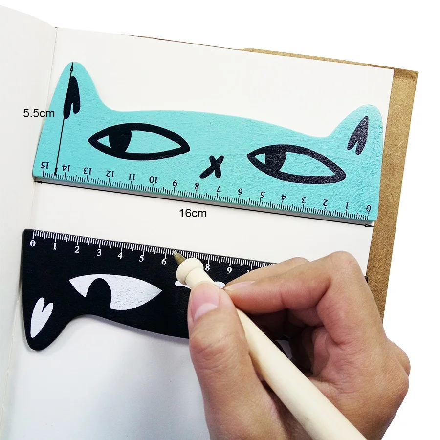30 Pcs/lot Kawaii Cat Head Design Wooden Ruler Students' Study Ruler Bookmark Measuring Tool Patchwork Drawing Ruler
30 Pcs/lot Kawaii Cat Head Design Wooden Ruler Students' Study Ruler Bookmark Measuring Tool Patchwork Drawing Ruler