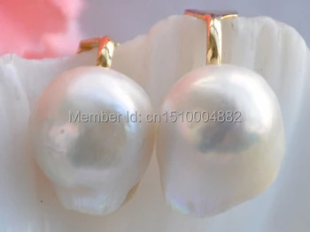 Free shipping 00108 18MM WHITE ALMOST ROUND KESHI PEARL EARRING (no stud)
Free shipping 00108 18MM WHITE ALMOST ROUND KESHI PEARL EARRING (no stud)