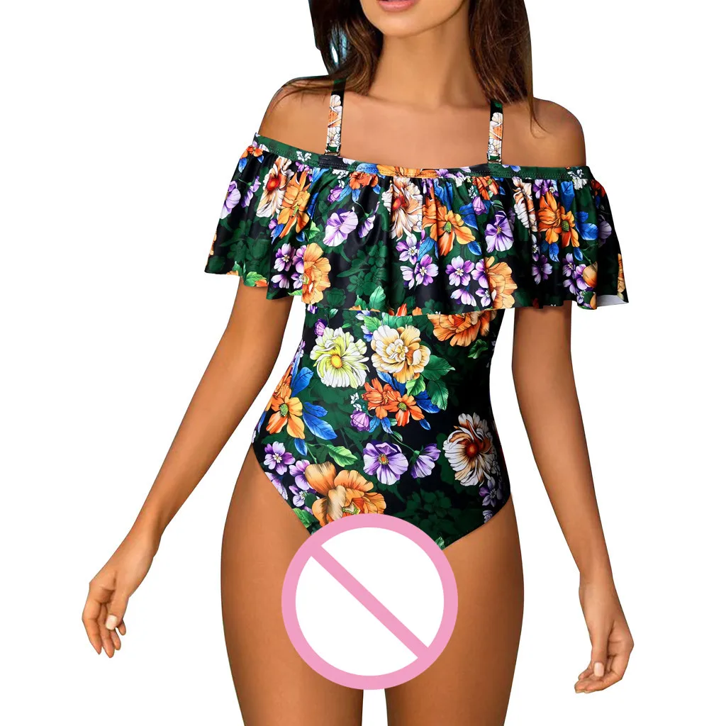 CHAMSGEND Summer Women Beach Ruffled Print Stitching Bikini One Piece Swimsuit Sexy Fashion Bikini Swimsuit One Piece Swimsuit
CHAMSGEND Summer Women Beach Ruffled Print Stitching Bikini One Piece Swimsuit Sexy Fashion Bikini Swimsuit One Piece Swimsuit