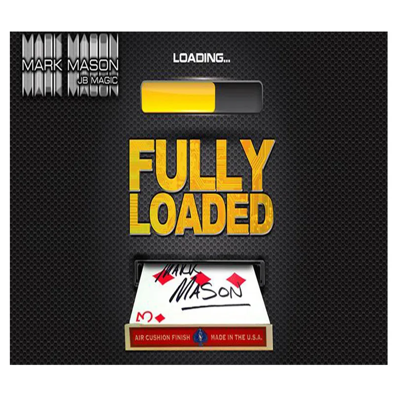 Fully Loaded card (DVD and Gimmicks) by Mark Mason magic tricks close up stage props illusion mentalsim magician magie mystery
Fully Loaded card (DVD and Gimmicks) by Mark Mason magic tricks close up stage props illusion mentalsim magician magie mystery