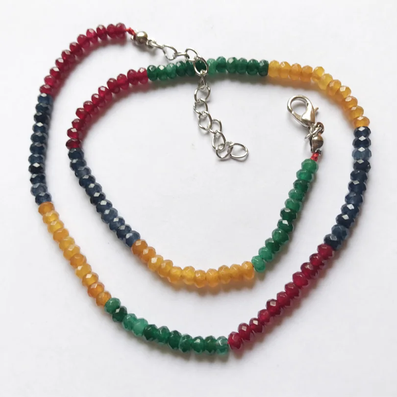Vintage Classic Natural Stone Jewelry Delicate Emeralds Rubies Sapphires Citrines Beaded Chain Choker Necklace 45cm with Custom
Vintage Classic Natural Stone Jewelry Delicate Emeralds Rubies Sapphires Citrines Beaded Chain Choker Necklace 45cm with Custom