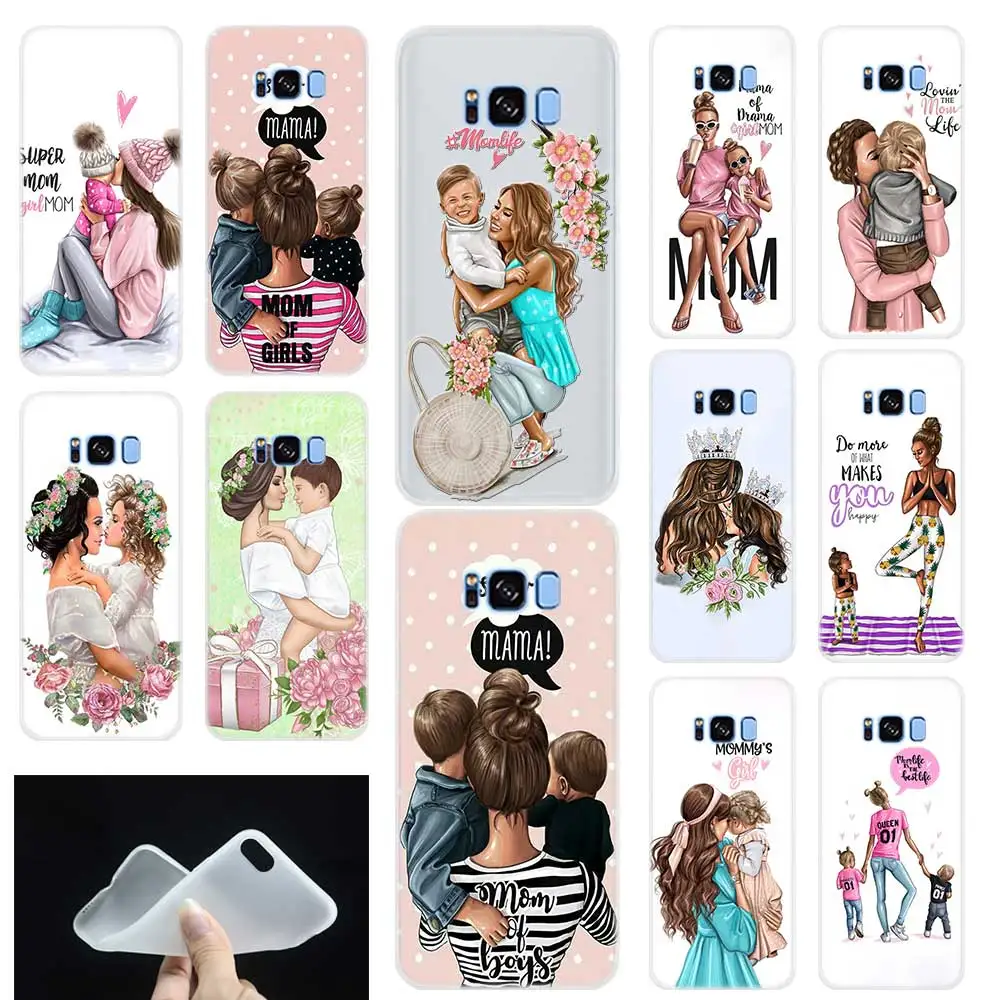 Brown Hair Baby Mom Girl Soft TPU Phone Case Cover For Samsung Galaxy S6 S7 Edge S8 S9 Plus S10 plus E Note 8 9 10 pro
Brown Hair Baby Mom Girl Soft TPU Phone Case Cover For Samsung Galaxy S6 S7 Edge S8 S9 Plus S10 plus E Note 8 9 10 pro
