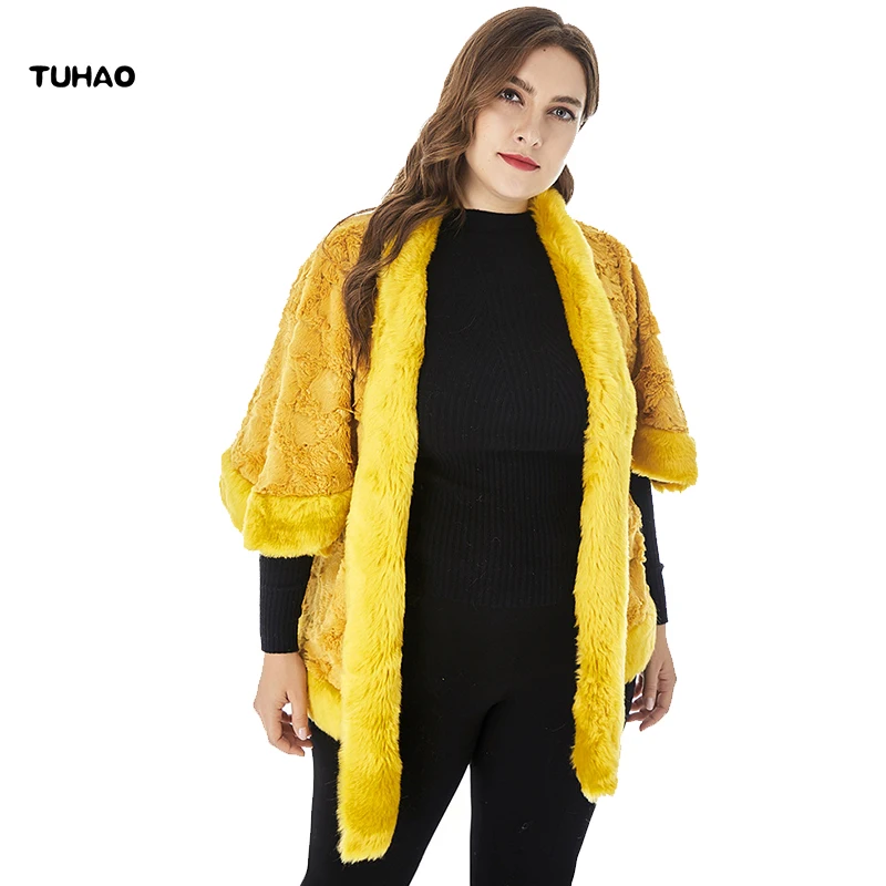 TUHAO 2018 Autumn Winter Office Lady Elegant Faux Fur Coat Plus Size 6XL 5XL Party Coats Jacket Cardigan Yellow White Fur ZPZ
TUHAO 2018 Autumn Winter Office Lady Elegant Faux Fur Coat Plus Size 6XL 5XL Party Coats Jacket Cardigan Yellow White Fur ZPZ