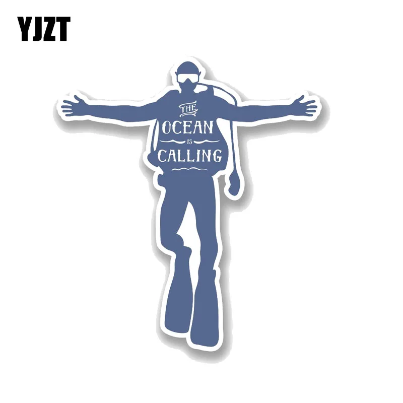 YJZT 13.9CM*15.2CM Scuba Diver Decal Fun Diving PVC Motorcycle Car Sticker 11-00744
YJZT 13.9CM*15.2CM Scuba Diver Decal Fun Diving PVC Motorcycle Car Sticker 11-00744
