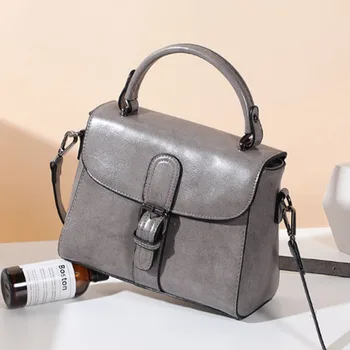 New Vintage Genuine Leather tote bag Luxury Handbags Women Bags Designer Shoulder Messenger Bag Famous Brand Neutral Female grey
New Vintage Genuine Leather tote bag Luxury Handbags Women Bags Designer Shoulder Messenger Bag Famous Brand Neutral Female grey