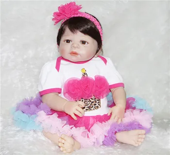 DollMai 55 cm real Silicone Reborn Dolls Handmade Realistic Baby Doll 22 Inch bebe girl bonecas reborn de silicone inteiro
DollMai 55 cm real Silicone Reborn Dolls Handmade Realistic Baby Doll 22 Inch bebe girl bonecas reborn de silicone inteiro