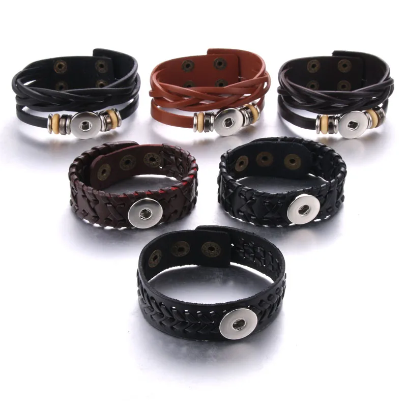 Boom Life Snap Button Jewelry High Quality Genuine Leather Snap Bracelet for Women Men Fit 18mm Snap Buttons Leather Bracelets
Boom Life Snap Button Jewelry High Quality Genuine Leather Snap Bracelet for Women Men Fit 18mm Snap Buttons Leather Bracelets