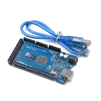10pcs Mega 2560 R3 Mega2560 REV3 ATmega2560-16AU Board + USB Cable compatible for mega2560 good quality low price
10pcs Mega 2560 R3 Mega2560 REV3 ATmega2560-16AU Board + USB Cable compatible for mega2560 good quality low price