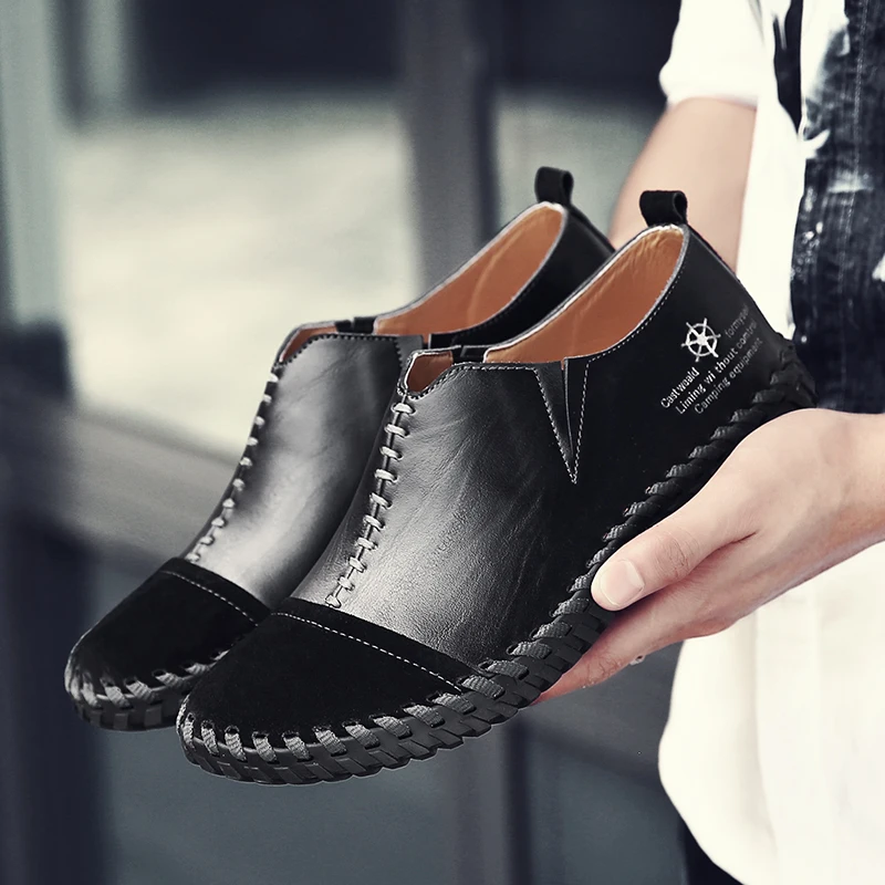 Fashion Comfortable Casual Shoes outdoor Loafers Men Shoes breathable summer handmade sewing Men Flats Genuine Leather Shoes l5
Fashion Comfortable Casual Shoes outdoor Loafers Men Shoes breathable summer handmade sewing Men Flats Genuine Leather Shoes l5