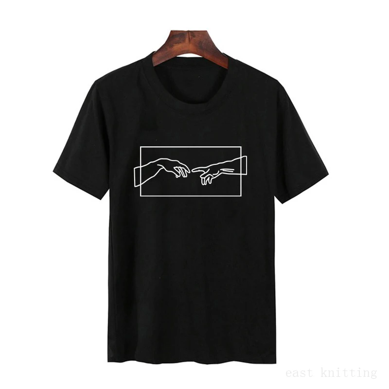Womens Fashion Comfortable Round Neck T-shirt New Black White Print Clothing Harajuku Graphic Loose T-Shirt
Womens Fashion Comfortable Round Neck T-shirt New Black White Print Clothing Harajuku Graphic Loose T-Shirt