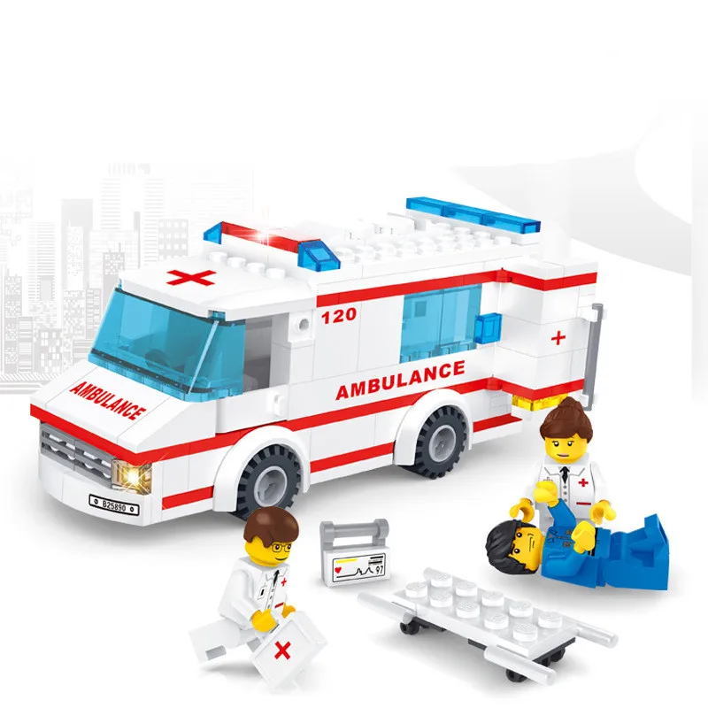 2019 New City Creator Series The 120 Ambulance Model Building Blocks Bricks Set Classic Toys For Children Compatible With Lego
2019 New City Creator Series The 120 Ambulance Model Building Blocks Bricks Set Classic Toys For Children Compatible With Lego
