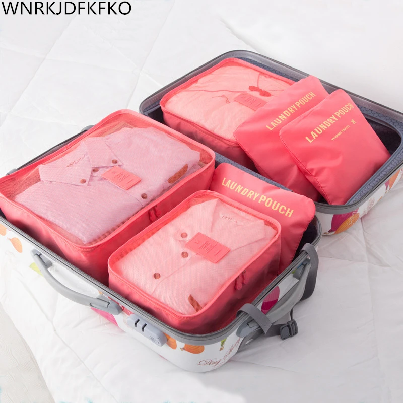 6 Pieces / Set Of Travel Bag Storage Bag Set Nylon Packing Cube Travel Bag System Durable Unisex Clothing Bag
6 Pieces / Set Of Travel Bag Storage Bag Set Nylon Packing Cube Travel Bag System Durable Unisex Clothing Bag
