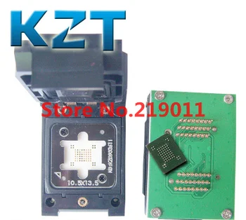 BGA63 0.8MM IC programmer adapter/BGA63 IC Test Socket /BGA63 to 48 burning socket/BGA63 flip shrapnet IC Test socket10.5X13.5MM
BGA63 0.8MM IC programmer adapter/BGA63 IC Test Socket /BGA63 to 48 burning socket/BGA63 flip shrapnet IC Test socket10.5X13.5MM