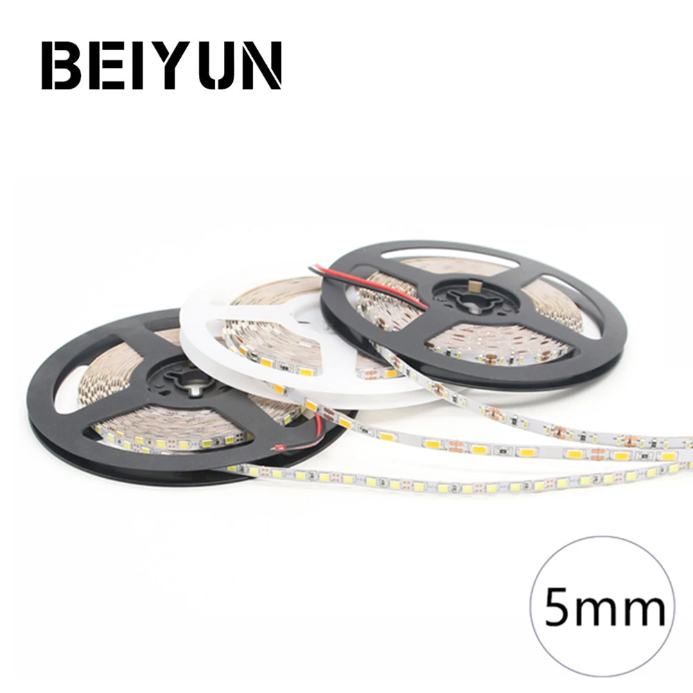 DC 12V Fita LED Strip SMD 2835 3014 5630 Not Waterproof 5mm ultra-narrow panel Tira LED Light Flexible Neon Luz 5M 300LED 600LED
DC 12V Fita LED Strip SMD 2835 3014 5630 Not Waterproof 5mm ultra-narrow panel Tira LED Light Flexible Neon Luz 5M 300LED 600LED