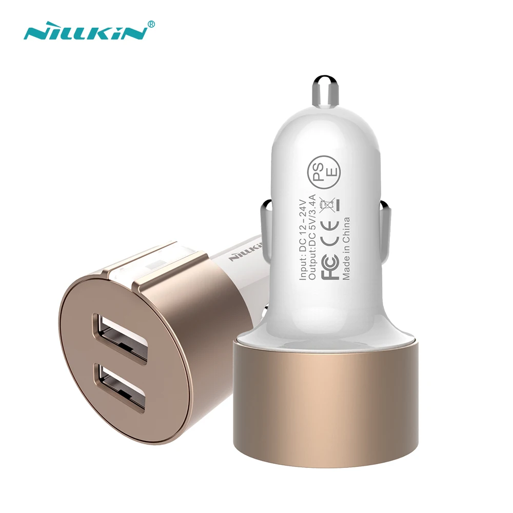 Nillkin Vigor Quick Charge 5V 3.4A 2 Ports USB Car Charger and Micro USB date cable for Samsung Note 8 S8 s7 xiaomi For iphone x
Nillkin Vigor Quick Charge 5V 3.4A 2 Ports USB Car Charger and Micro USB date cable for Samsung Note 8 S8 s7 xiaomi For iphone x