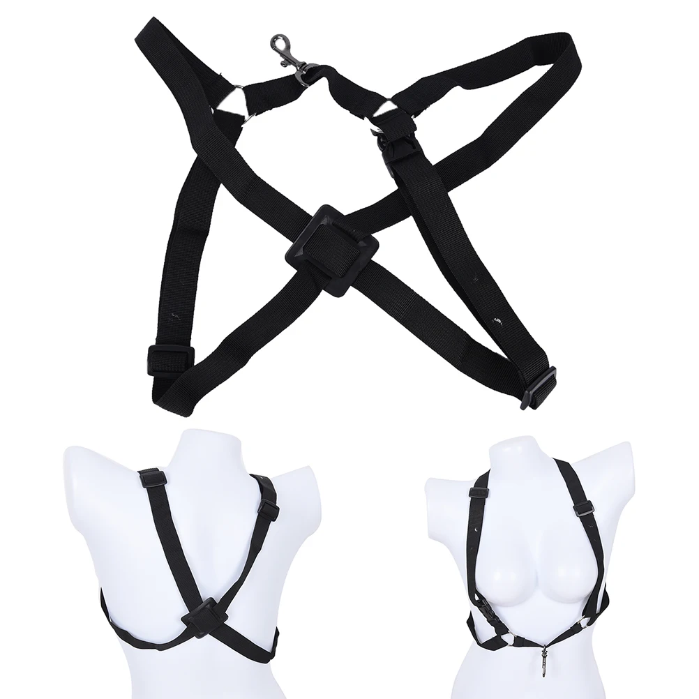 Description Picture 6 of itemAdjustable Adult Kid Tenor Baritone Sax Protect Belt Saxophone Harness Shoulder Strap Hook