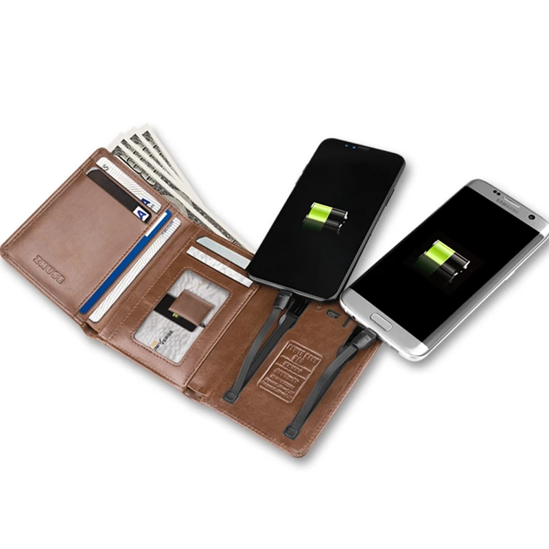 Men Women Smart Wallet With USB for Charging Wallet With Ipone And Android Capacity 4000 mAh For Travel Wallet power bank
Men Women Smart Wallet With USB for Charging Wallet With Ipone And Android Capacity 4000 mAh For Travel Wallet power bank