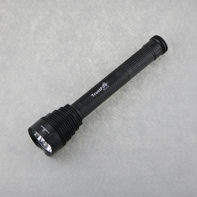 

Trustfire TR-J12 Tactical Flashlight 5 Mode 4500LM 5xCREE XM-L T6 LED Torch Power By 18650/26650 Battery Waterproof + holster