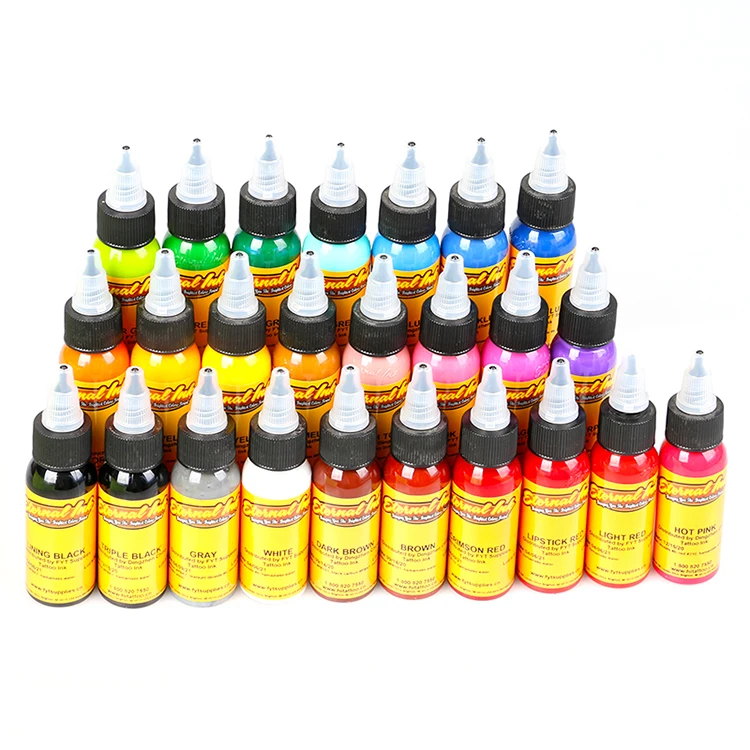 Tattoo Ink Set 1 Oz 30ml/Bottle Tattoo & Body Art Pigment Kit Permanent Makeup Microblading Pigment
Tattoo Ink Set 1 Oz 30ml/Bottle Tattoo & Body Art Pigment Kit Permanent Makeup Microblading Pigment