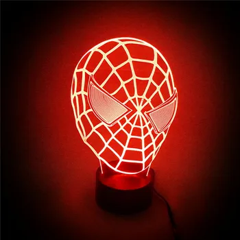 Christmas decorations for home 3D LED Night Light for Holiday Lamp And Color Changing Spiderman As Christmas Gift YJM-2820 
Christmas decorations for home 3D LED Night Light for Holiday Lamp And Color Changing Spiderman As Christmas Gift YJM-2820