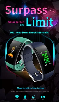 NEW DB11 IP68 Waterproof Smart Bracelet Women Men Fitness Bracelet With Blood Pressure Measurement Smart Wristband For Phone
NEW DB11 IP68 Waterproof Smart Bracelet Women Men Fitness Bracelet With Blood Pressure Measurement Smart Wristband For Phone