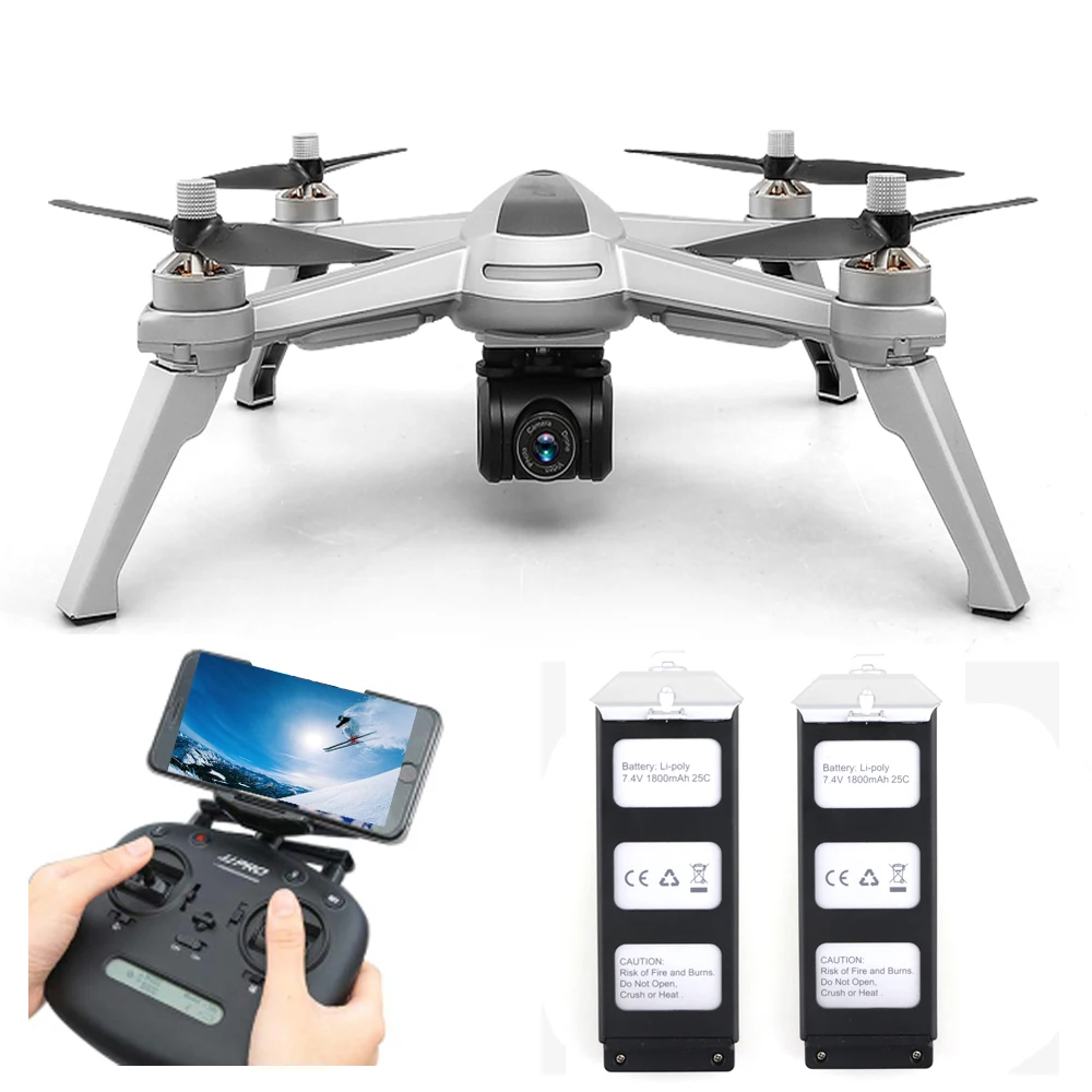 

JJRC JJPRO X5 GPS Drone with 5G WIFI FPV 1080P Camera Professional Quadcopter Follow Me Mode Brushless RC Helicopter Altitude