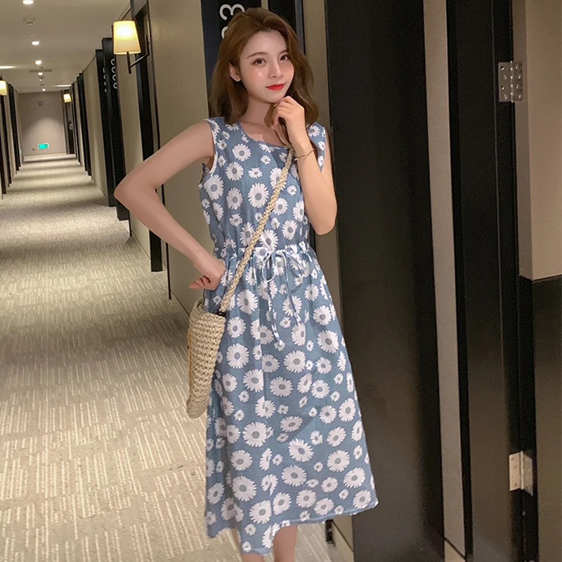 Dress Women Summer Casual Maxi Dress 2019 Floral Sleeveless Vest Long Dresses Female
Dress Women Summer Casual Maxi Dress 2019 Floral Sleeveless Vest Long Dresses Female